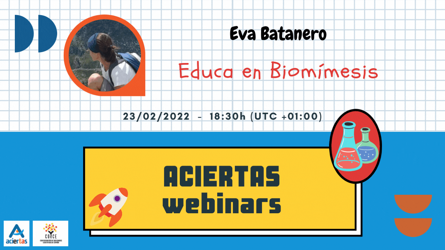 ACIERTAS webinar: «Educa en Biomímesis», con Eva Batanero
