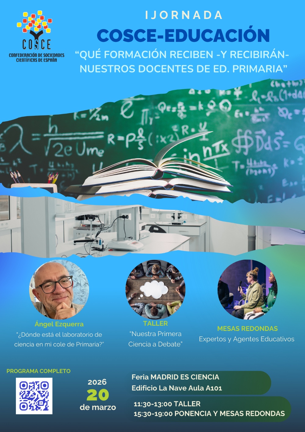 I Jornada de Educación COSCE- Madrid es Ciencia