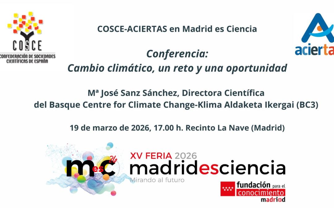 Mª José Sanz, sobre el cambio climático en Madrid es Ciencia