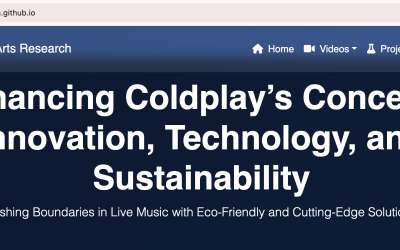 Arte digital interactivo con Coldplay