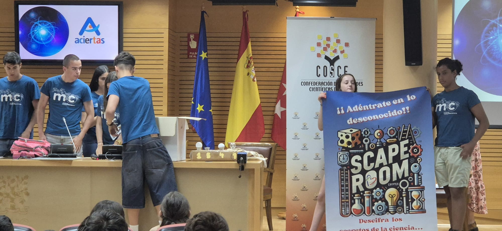 Visita el Escape Room: Adéntrate en lo desconocido (vídeo)